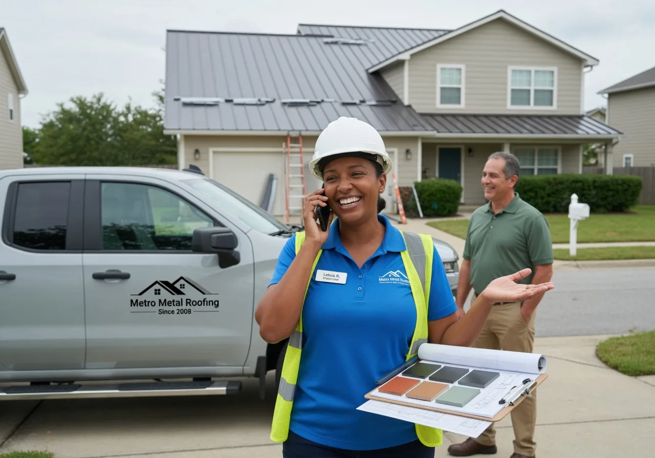 Storm Damage Metal Roof Repair in New Florence, PA